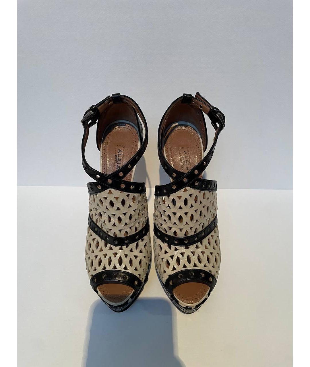 ALAIA Кожаные босоножки, фото 2