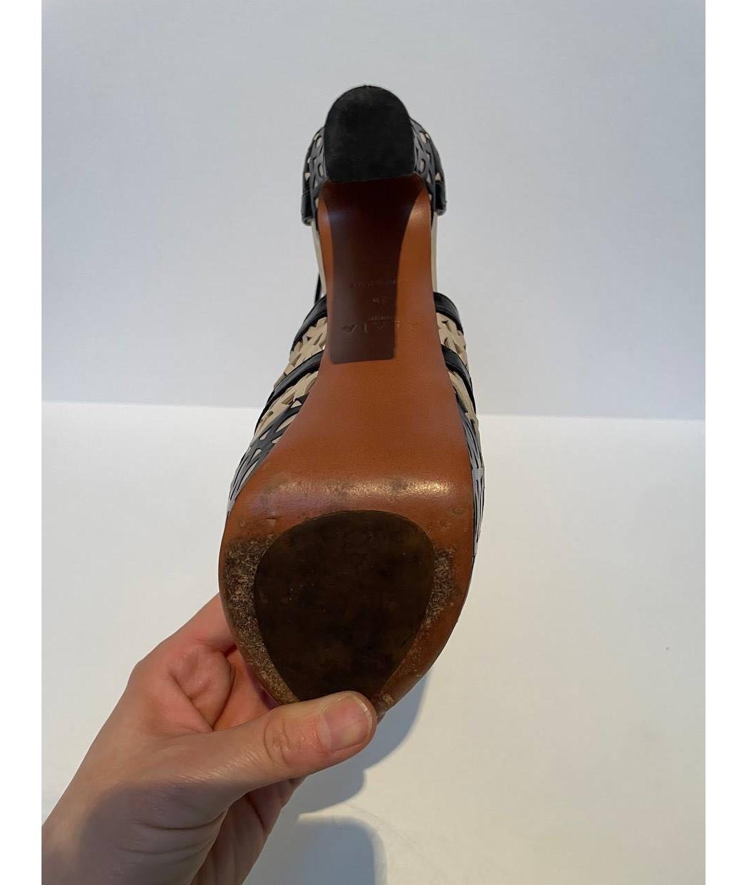 ALAIA Кожаные босоножки, фото 5