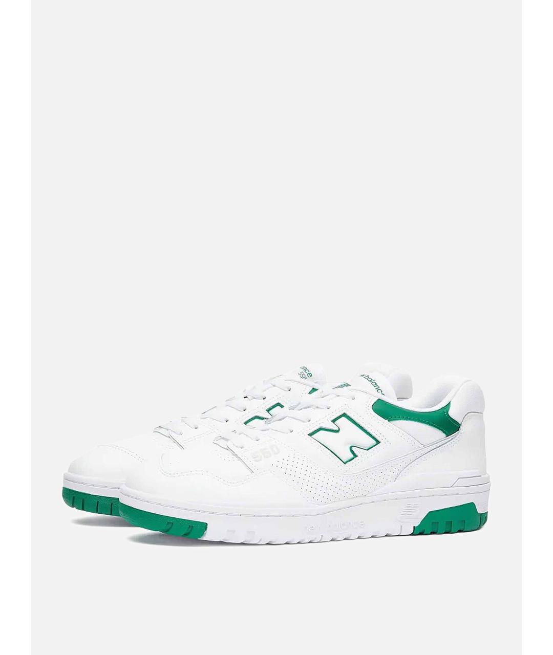 NEW BALANCE Белые кожаные кроссовки, фото 4