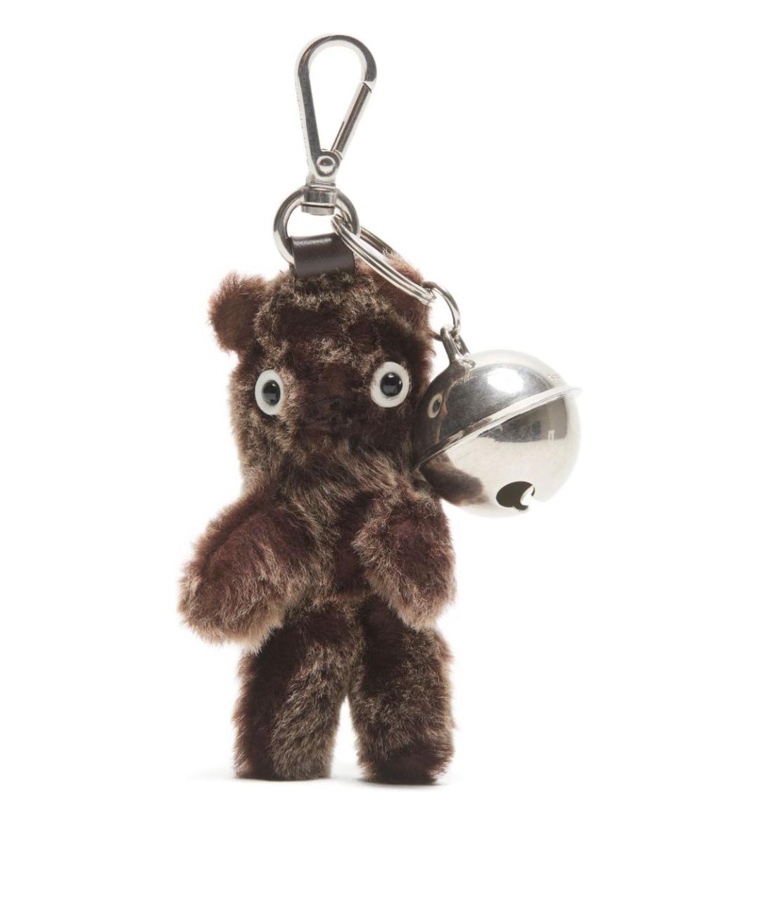 ACNE STUDIOS Коричневый брелок, фото 1