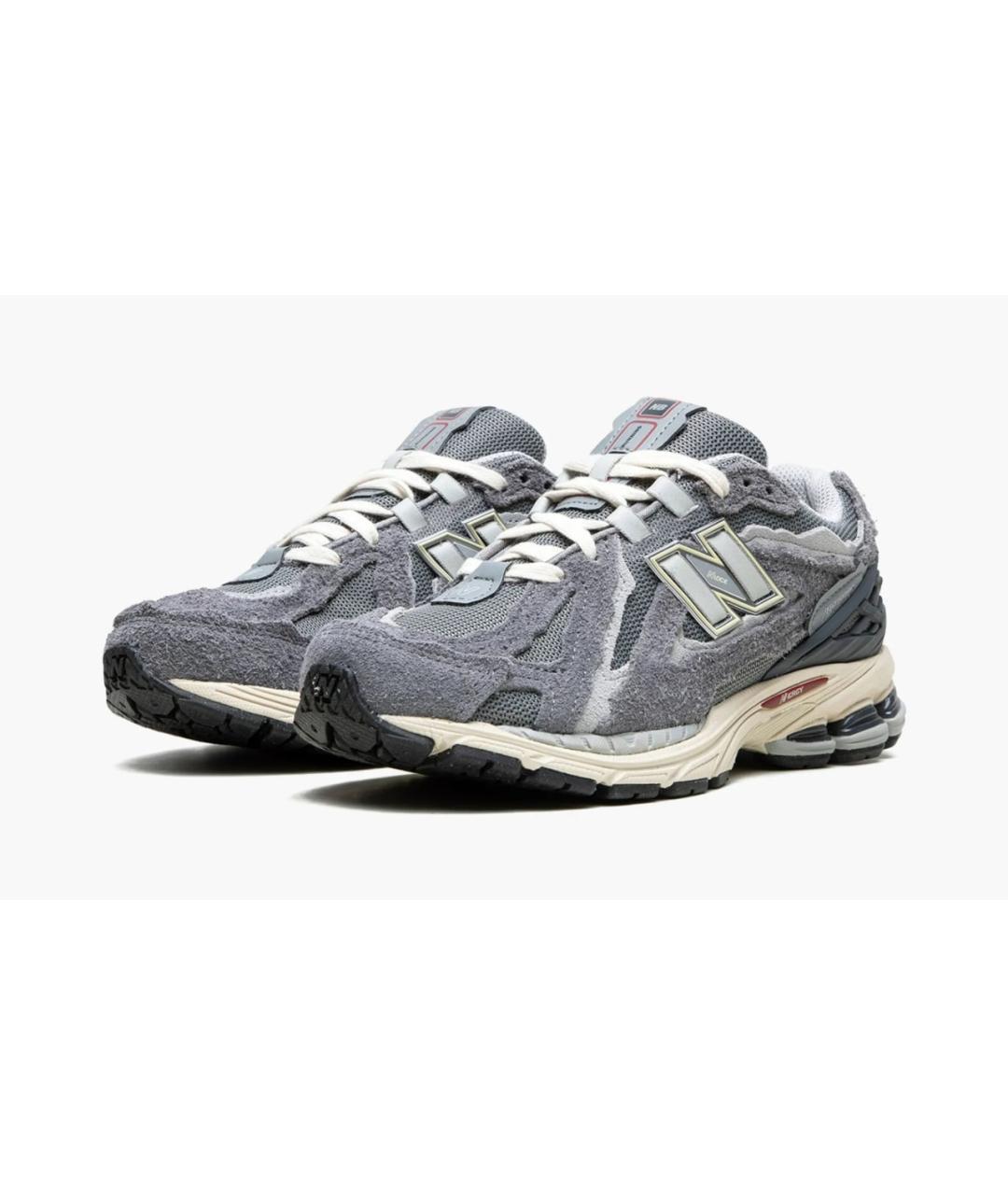 NEW BALANCE Серые замшевые кроссовки, фото 2