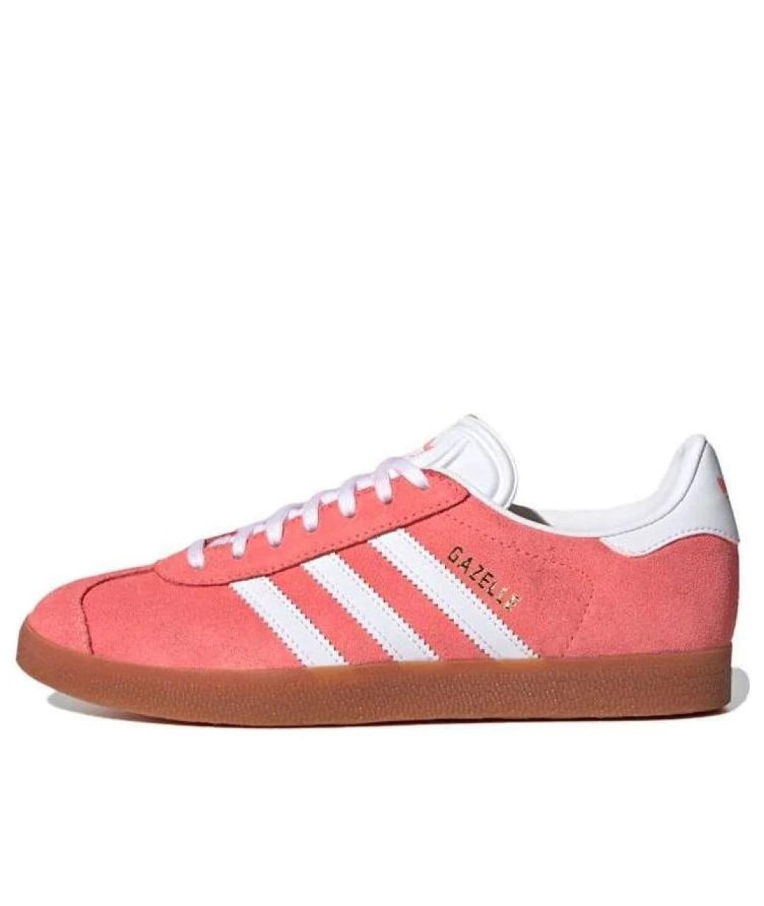 ADIDAS Бордовые замшевые кроссовки, фото 2