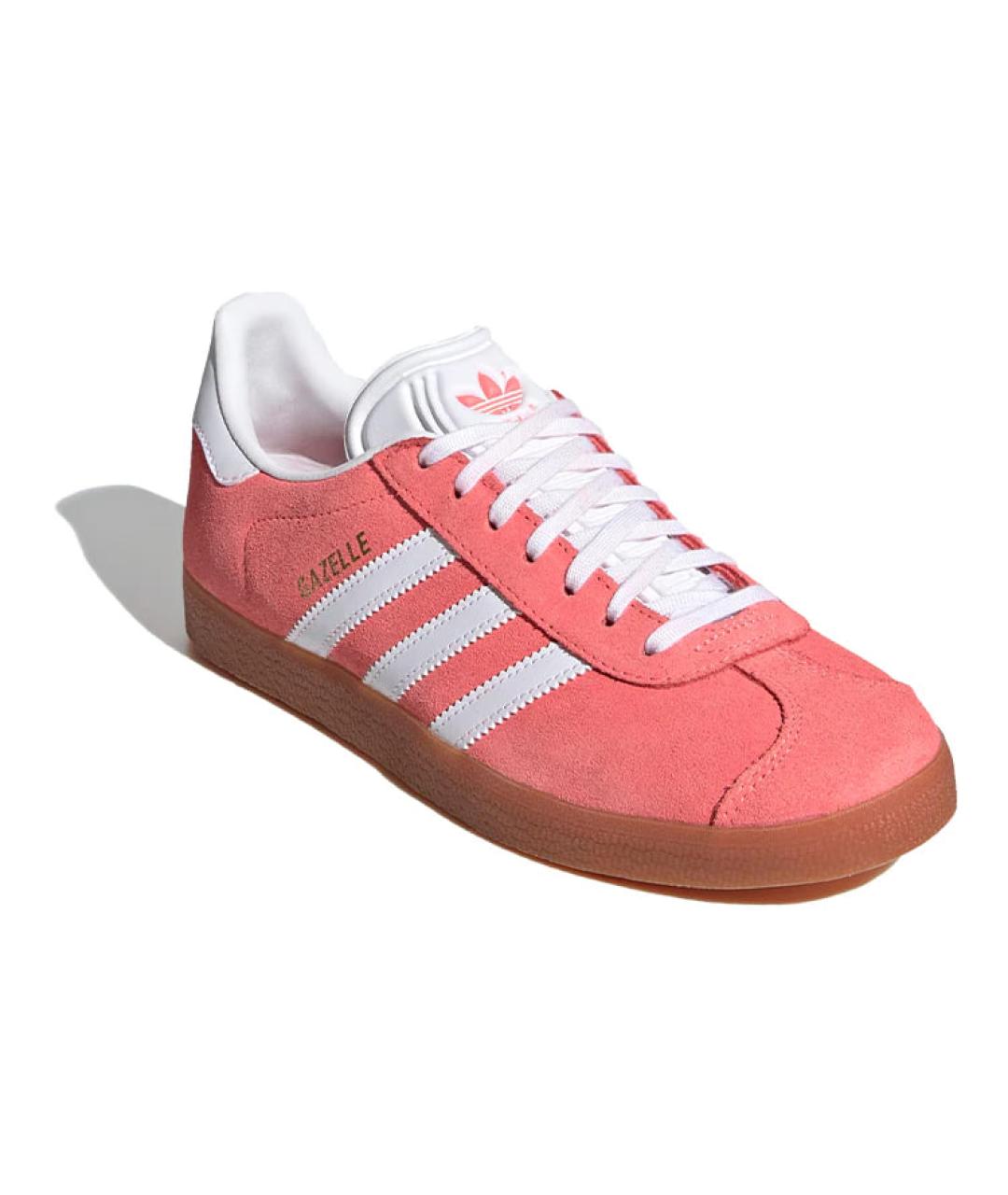 ADIDAS Бордовые замшевые кроссовки, фото 3