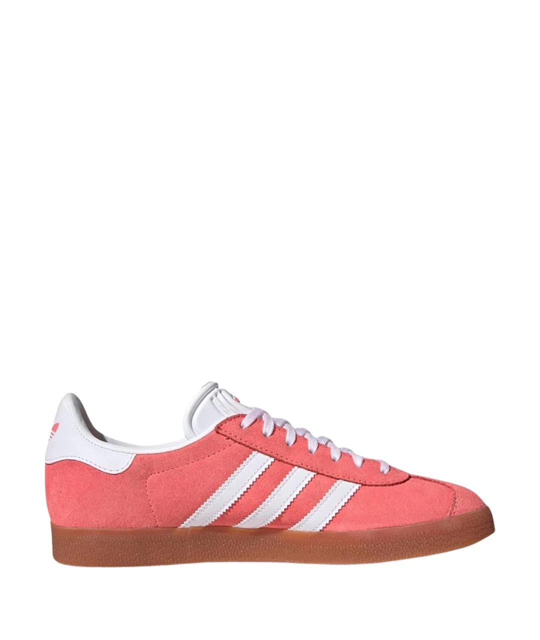 ADIDAS Бордовые замшевые кроссовки, фото 1