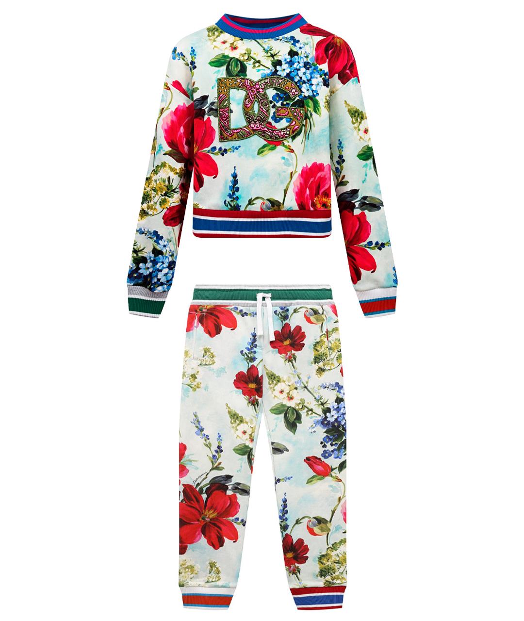DOLCE & GABBANA KIDS Мульти хлопковый комплект, фото 1