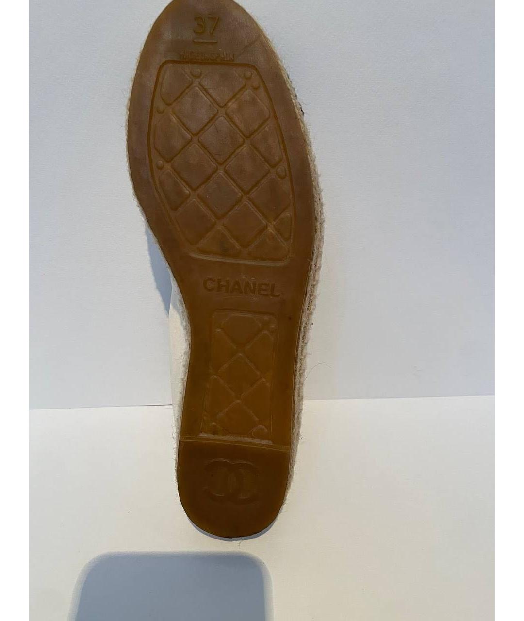 CHANEL Бежевые замшевые эспадрильи, фото 3