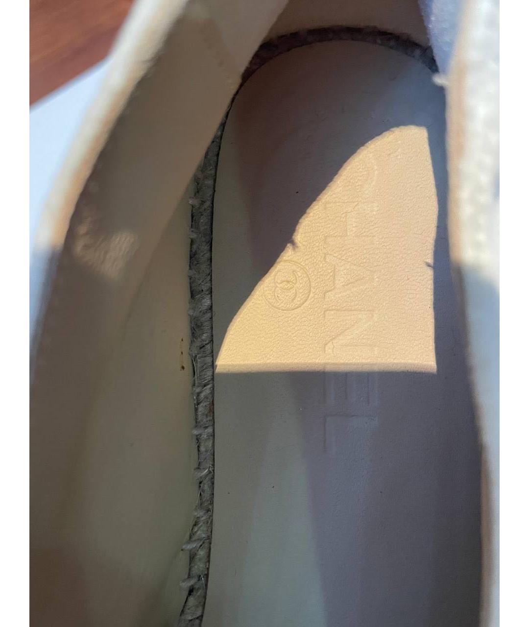 CHANEL Бежевые замшевые эспадрильи, фото 4