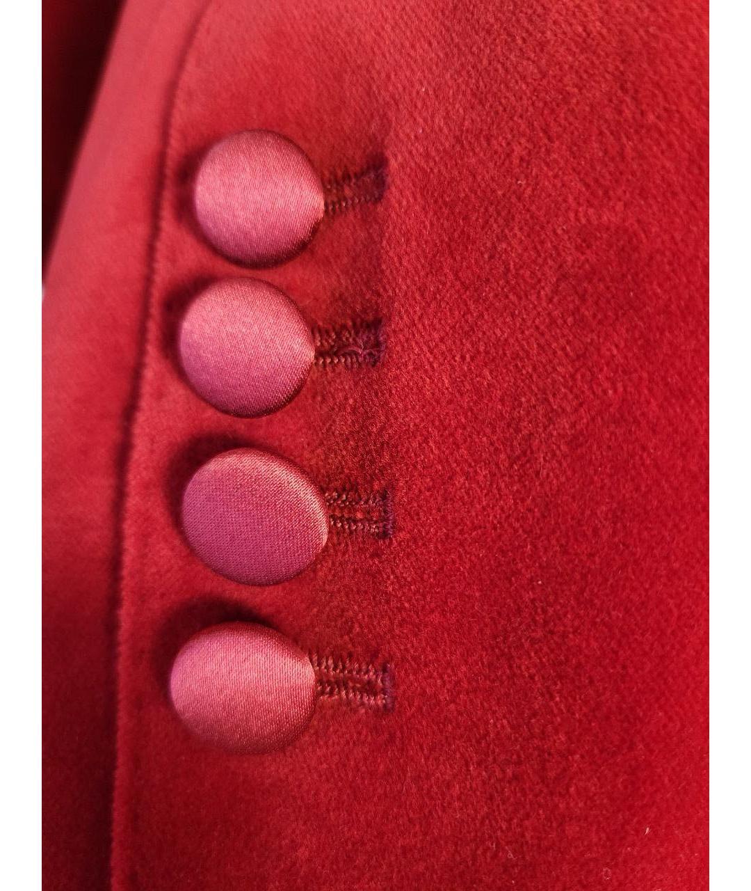 DOLCE&GABBANA Красный хлопковый жакет/пиджак, фото 4