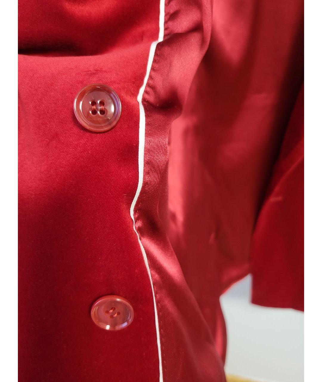 DOLCE&GABBANA Красный хлопковый жакет/пиджак, фото 8