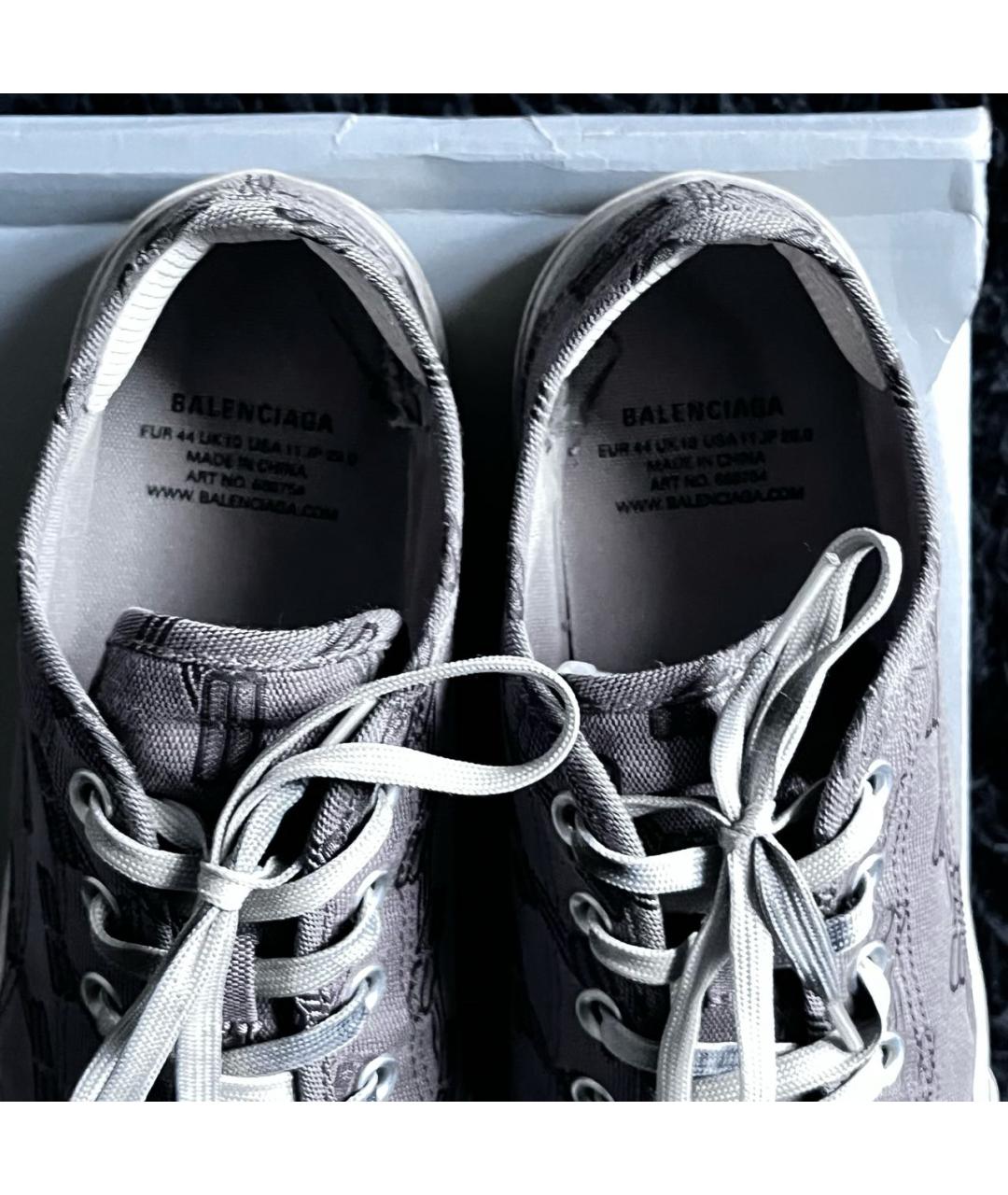 BALENCIAGA Бежевые низкие кроссовки / кеды, фото 3