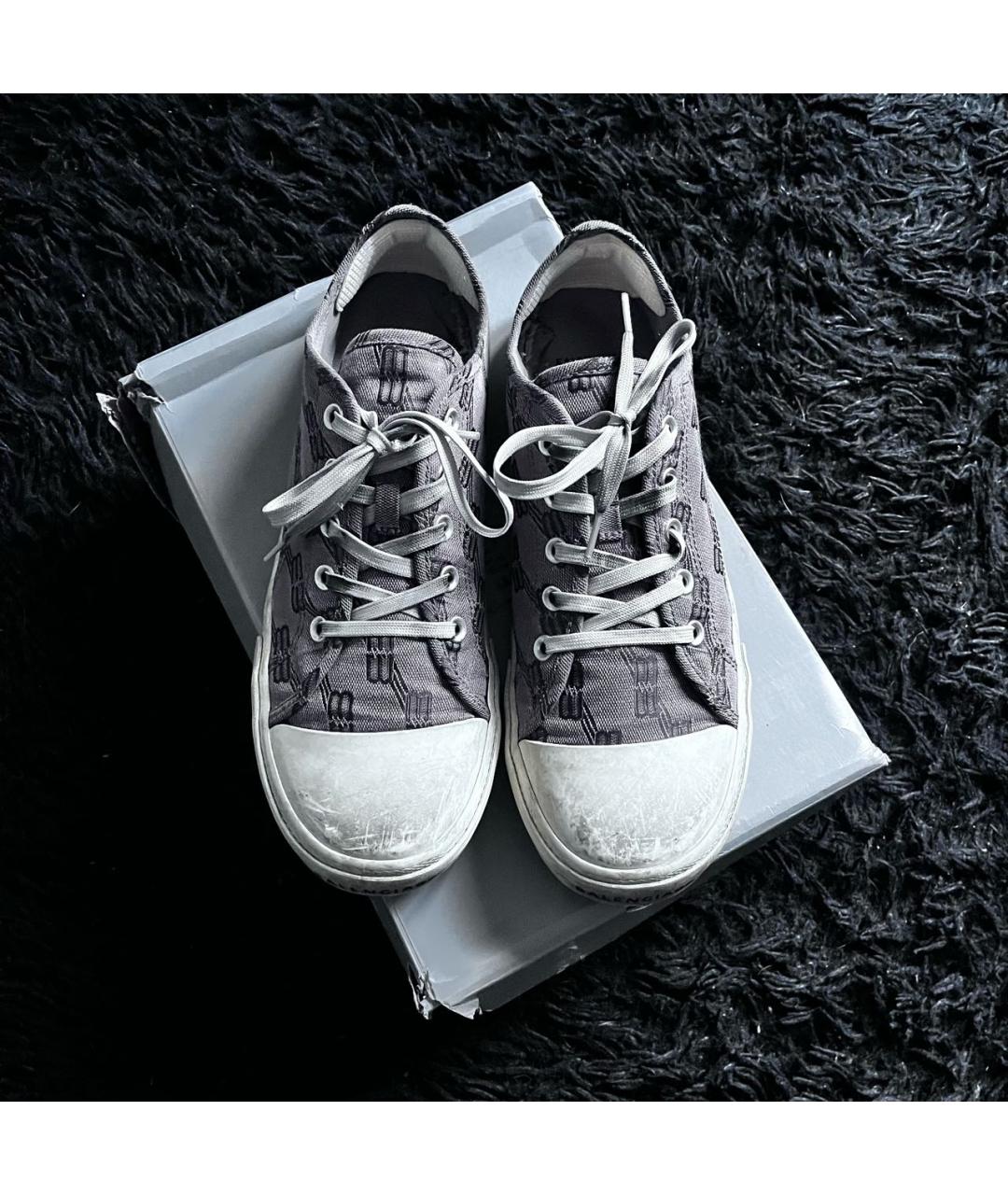 BALENCIAGA Бежевые низкие кроссовки / кеды, фото 2