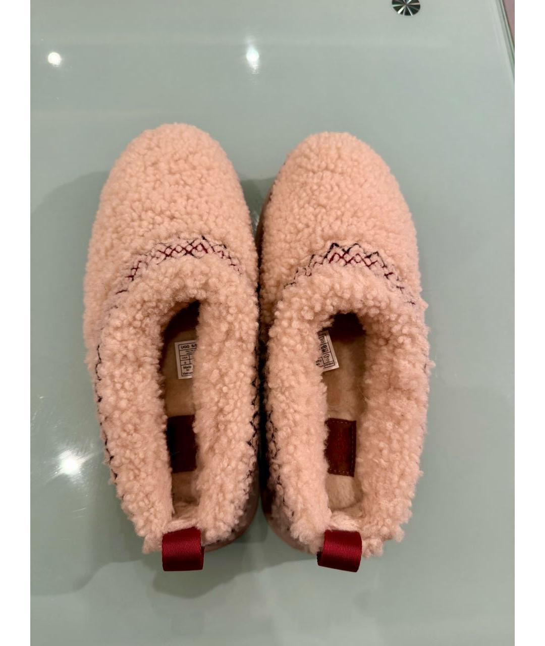 UGG AUSTRALIA Бежевые сабо, фото 3