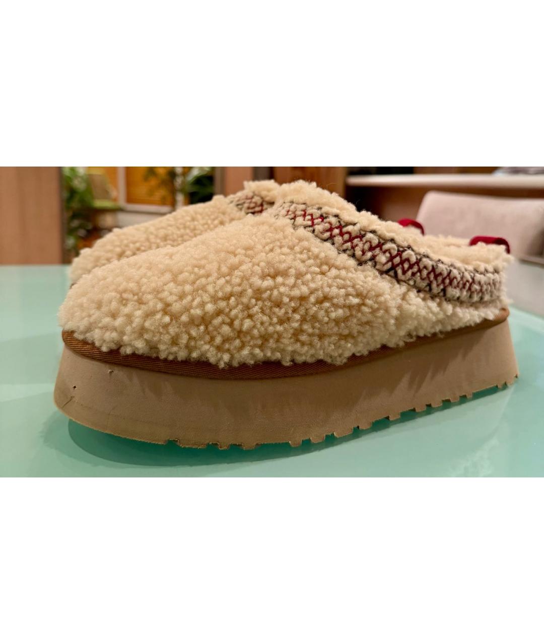 UGG AUSTRALIA Бежевые сабо, фото 5