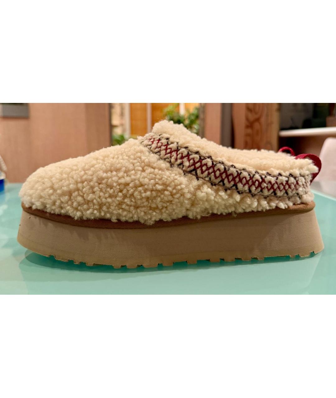 UGG AUSTRALIA Бежевые сабо, фото 6