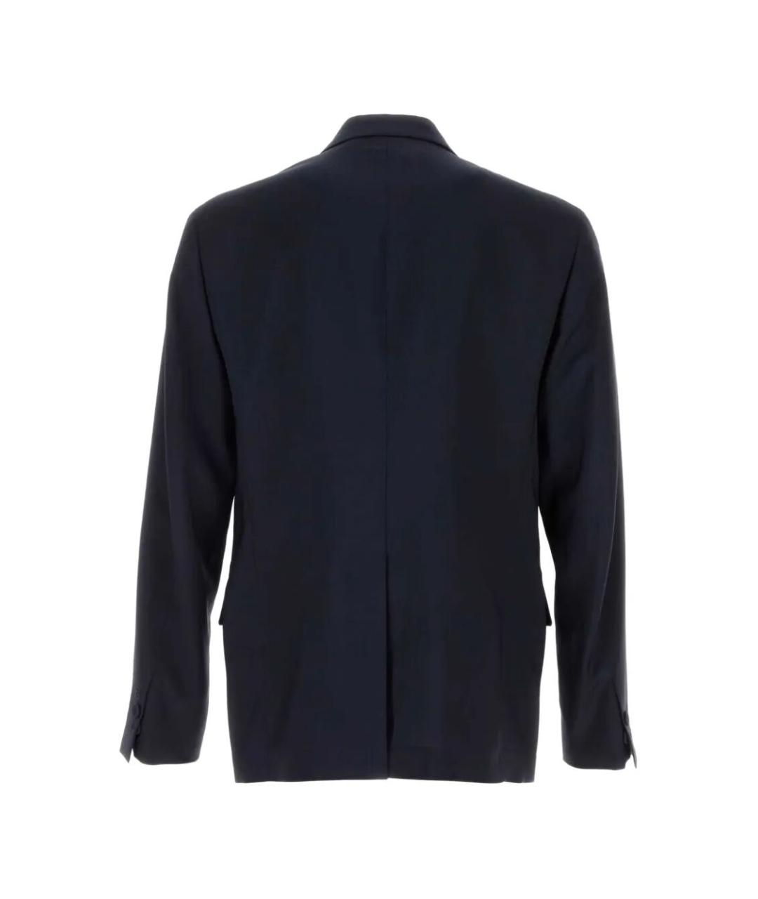 FENDI Темно-синий шерстяной пиджак, фото 2