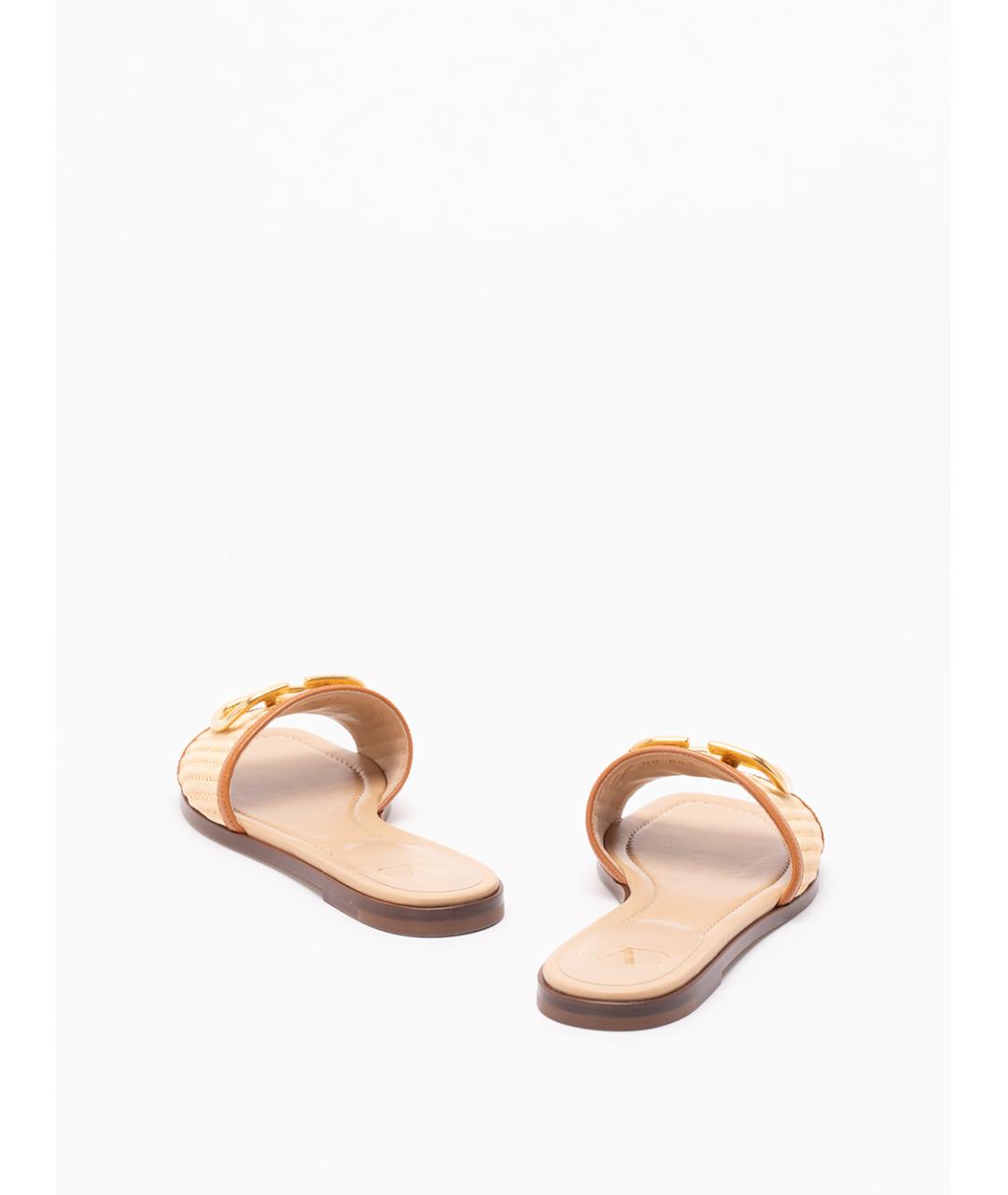 VALENTINO Кожаные шлепанцы, фото 3