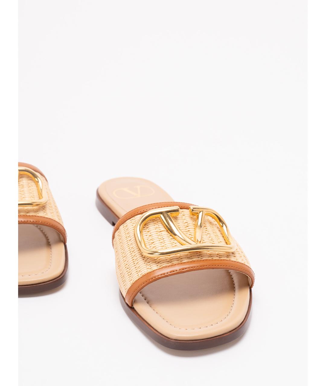 VALENTINO Кожаные шлепанцы, фото 5