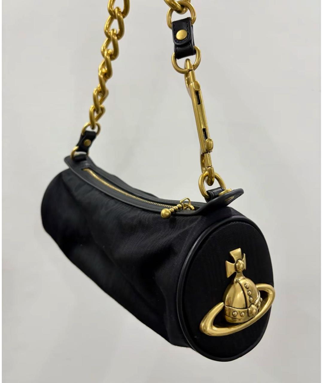 VIVIENNE WESTWOOD Черная сумка через плечо, фото 8