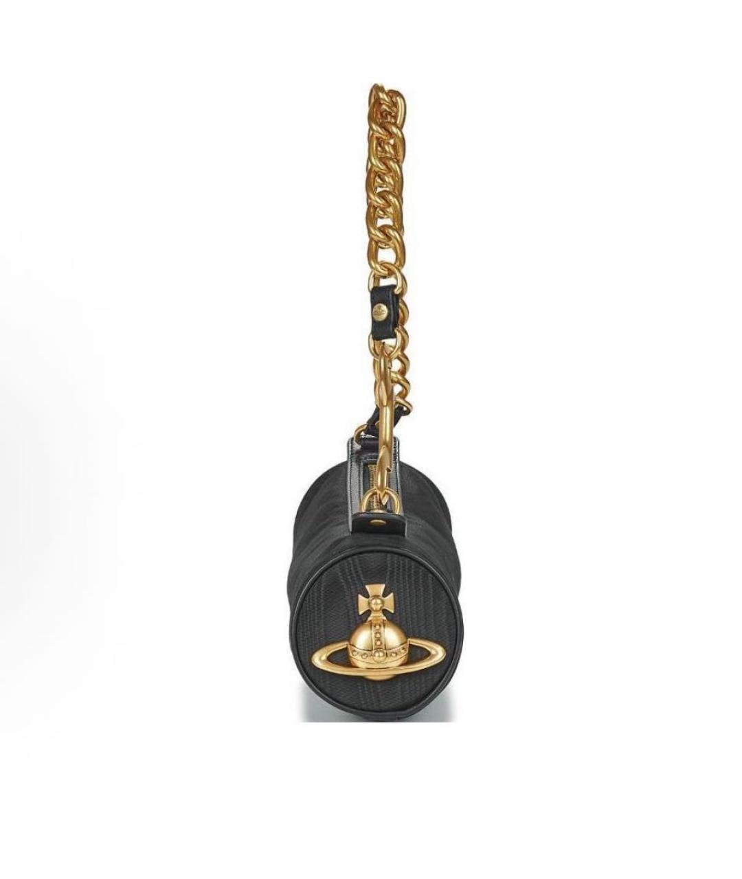 VIVIENNE WESTWOOD Черная сумка через плечо, фото 3