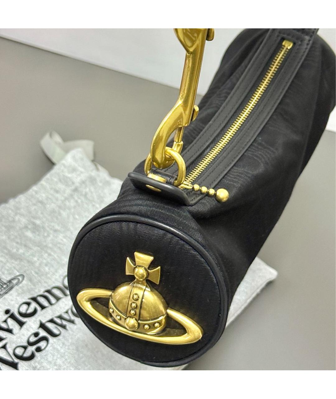 VIVIENNE WESTWOOD Черная сумка через плечо, фото 5