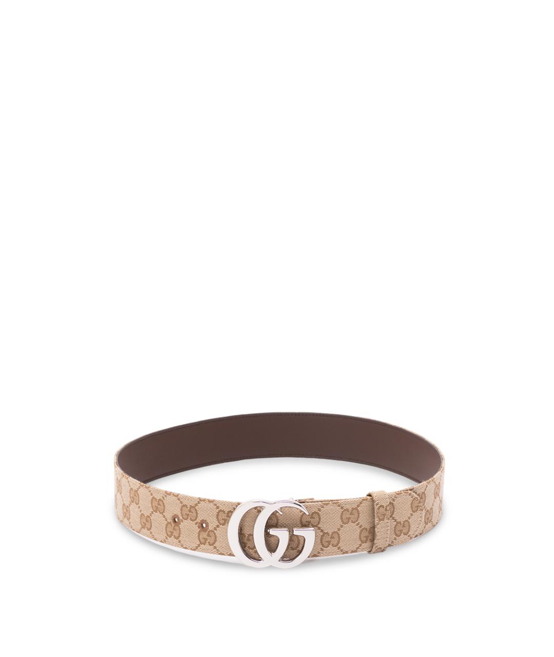 GUCCI Бежевый ремень, фото 1