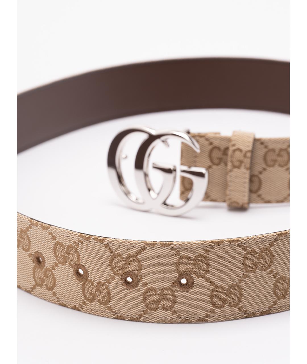 GUCCI Бежевый ремень, фото 3
