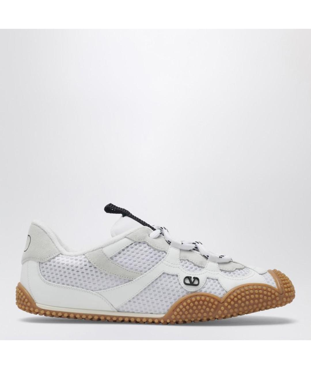 VALENTINO Белые кожаные кроссовки, фото 4