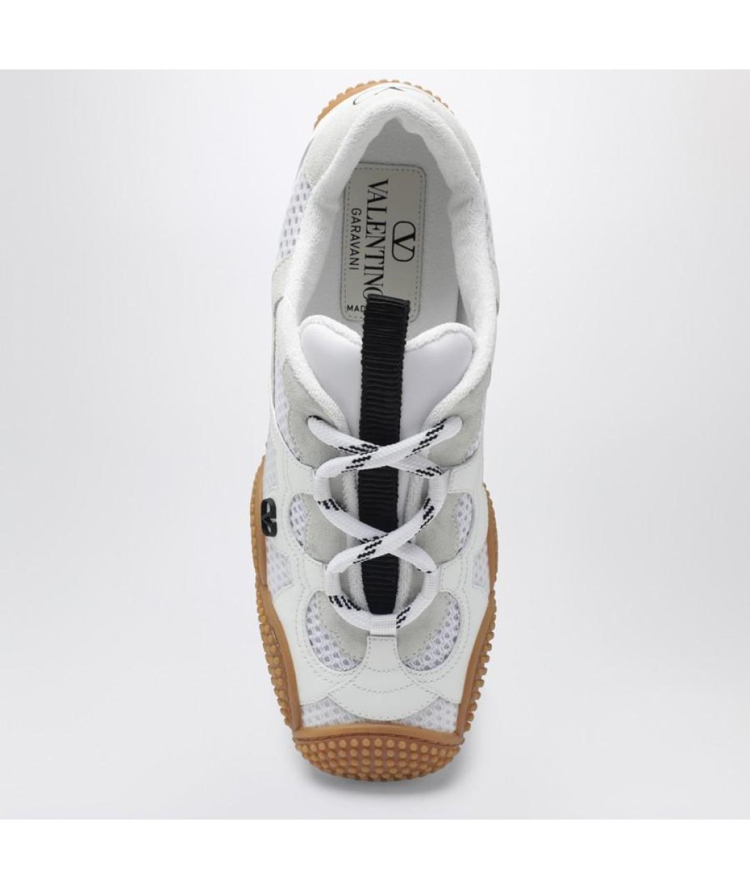 VALENTINO Белые кожаные кроссовки, фото 2