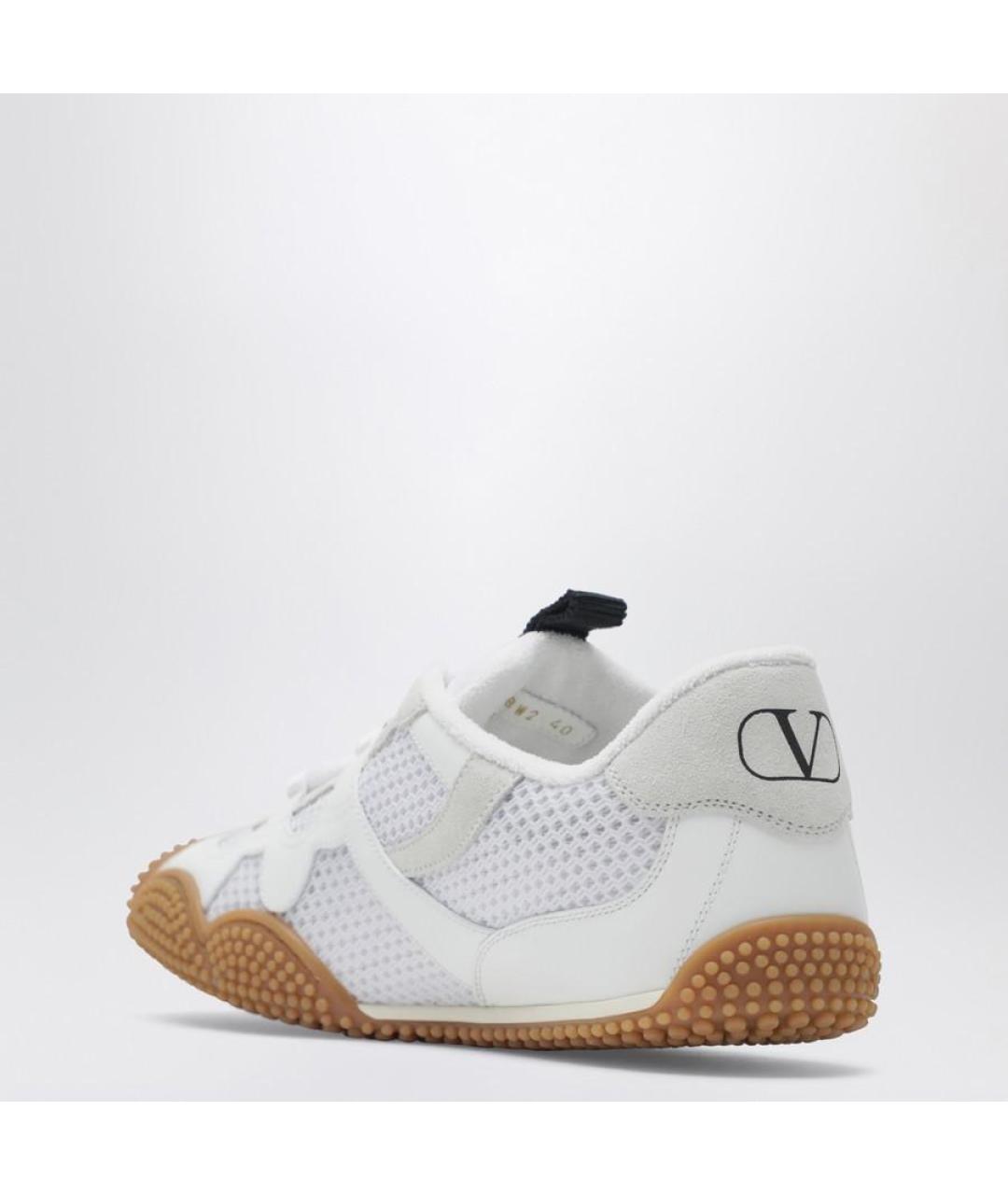 VALENTINO Белые кожаные кроссовки, фото 3