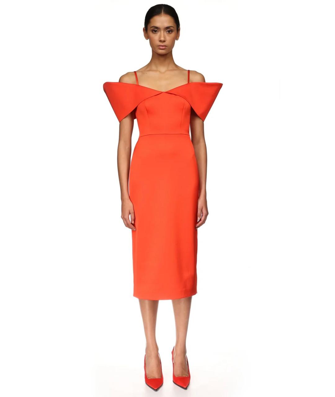 DAVID KOMA Красное коктейльное платье, фото 2