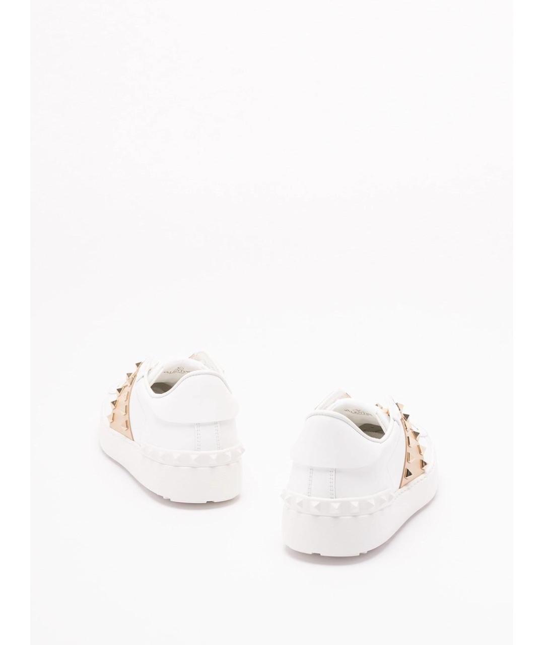 VALENTINO Белые кожаные кроссовки, фото 3