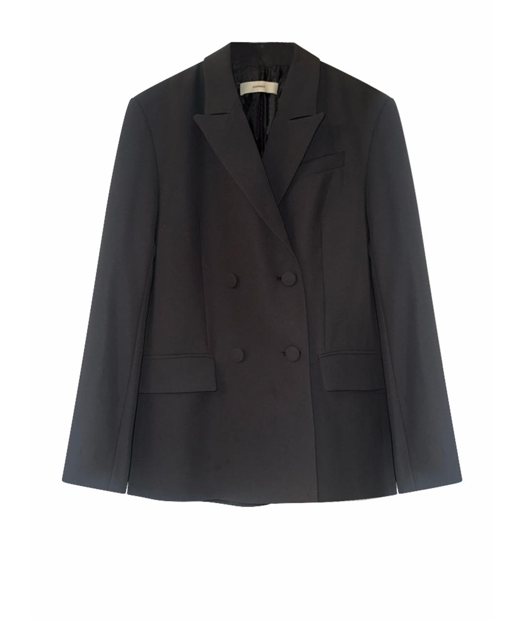 12 STOREEZ Антрацитовый полиэстеровый жакет/пиджак, фото 1