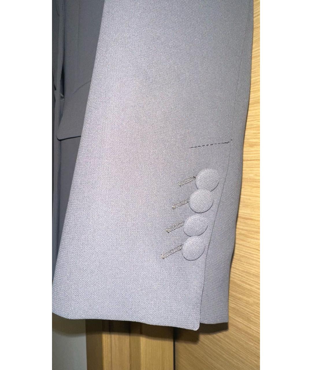 12 STOREEZ Антрацитовый полиэстеровый жакет/пиджак, фото 4