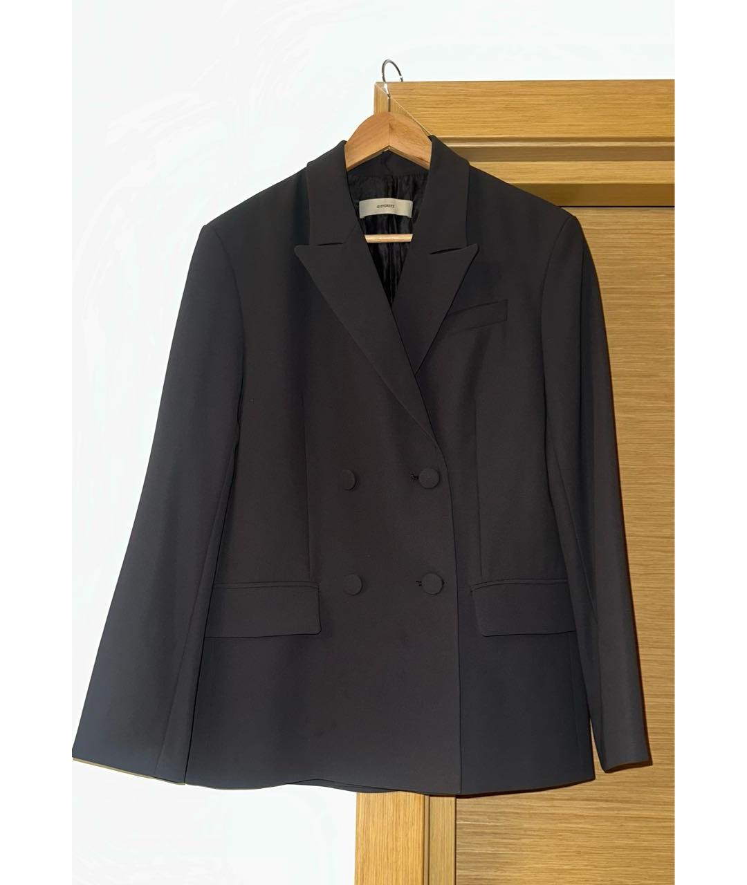 12 STOREEZ Антрацитовый полиэстеровый жакет/пиджак, фото 8