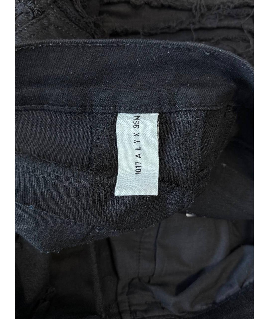 1017 ALYX 9SM Черные хлопковые джинсы скинни, фото 4