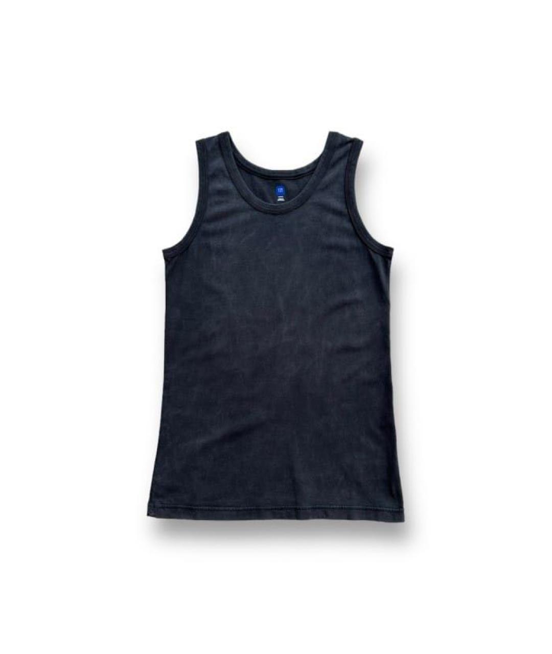 YEEZY Антрацитовая хлопковая майка, фото 9