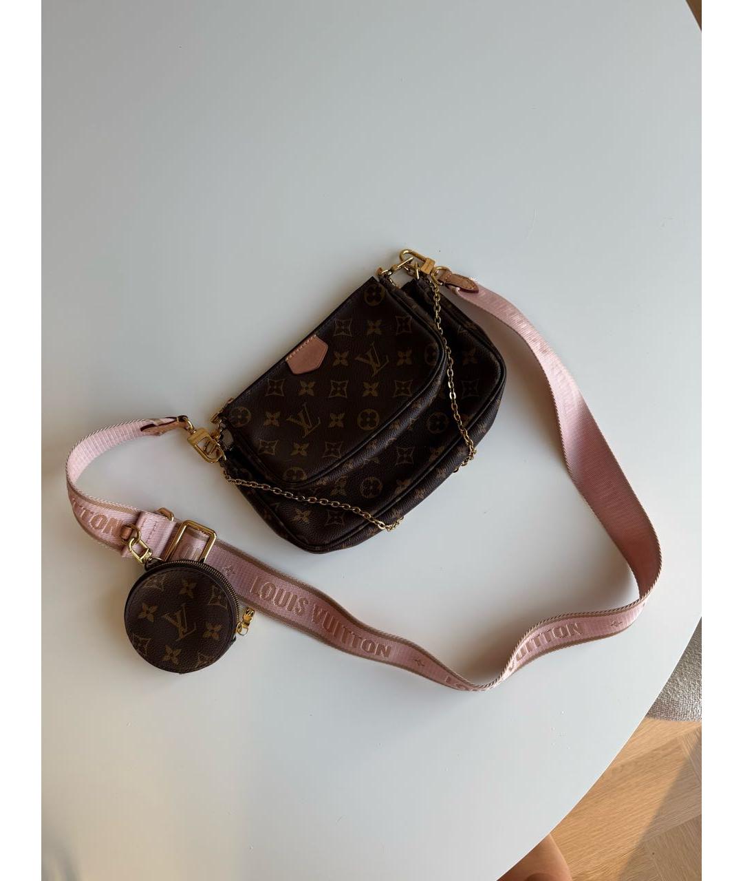 LOUIS VUITTON Коричневая сумка через плечо, фото 3