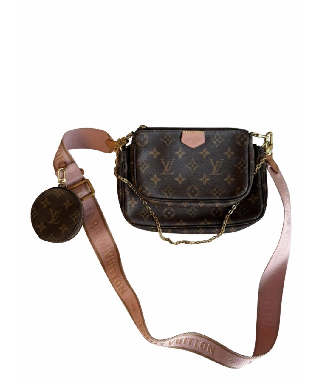 LOUIS VUITTON Коричневая сумка через плечо, фото 1