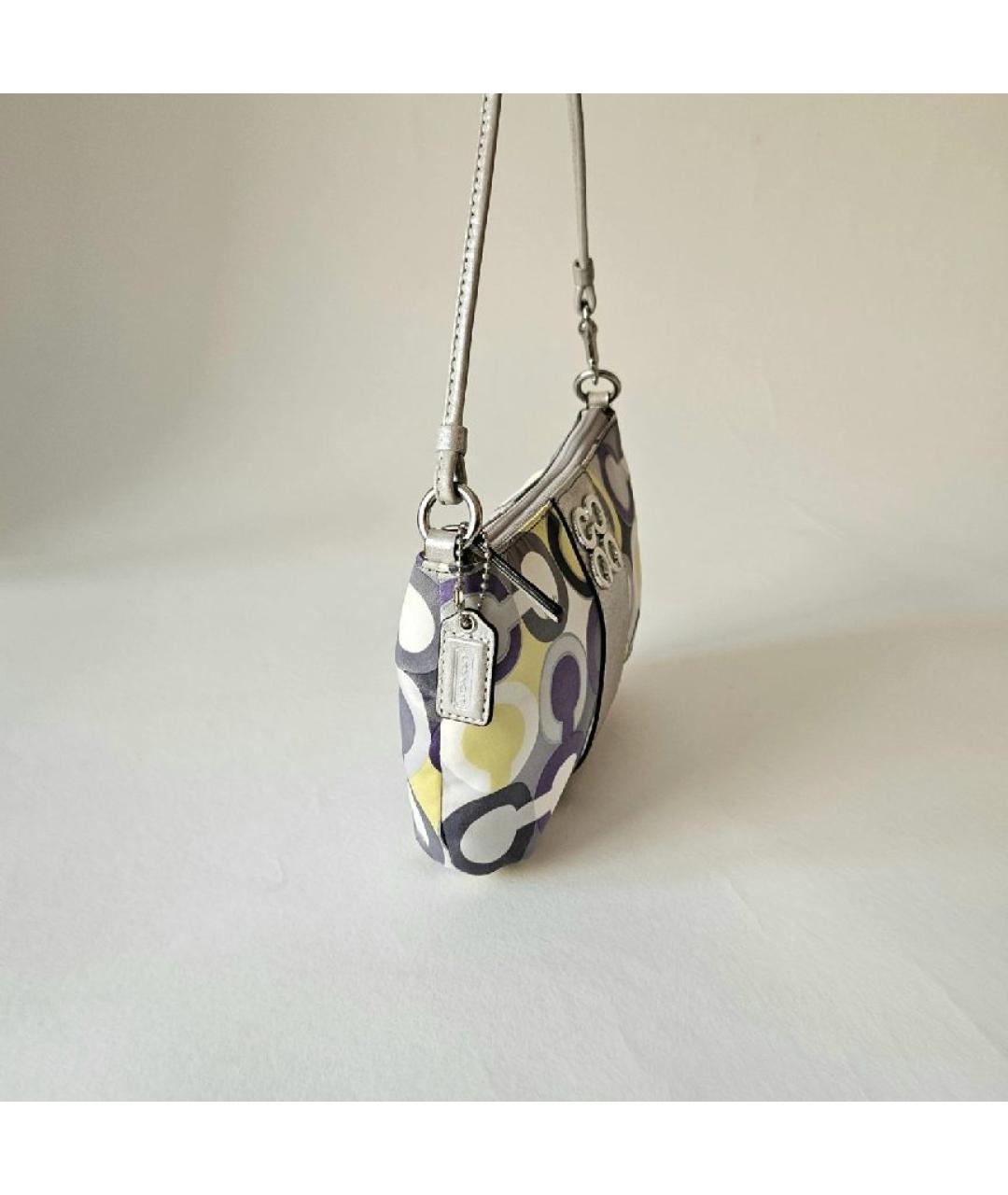 COACH Мульти тканевая сумка с короткими ручками, фото 4