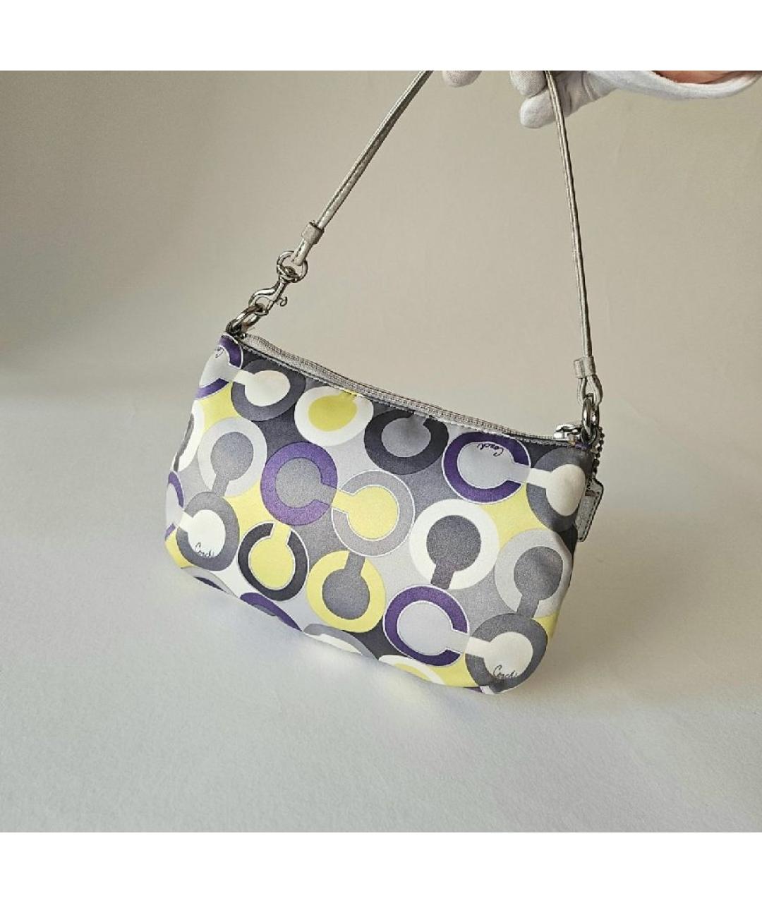 COACH Мульти тканевая сумка с короткими ручками, фото 8