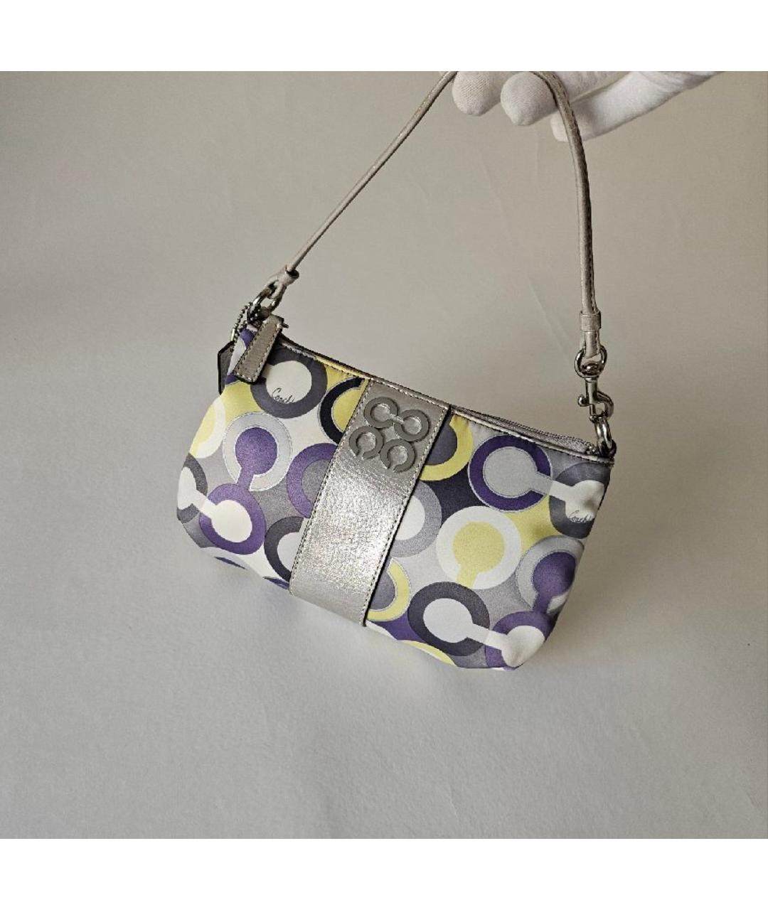 COACH Мульти тканевая сумка с короткими ручками, фото 7