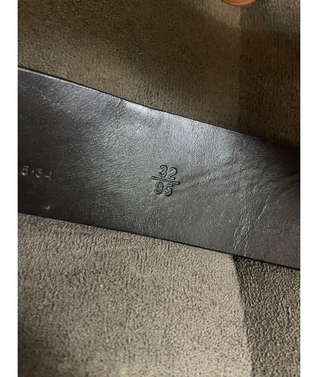 GUCCI Золотой кожаный ремень, фото 4