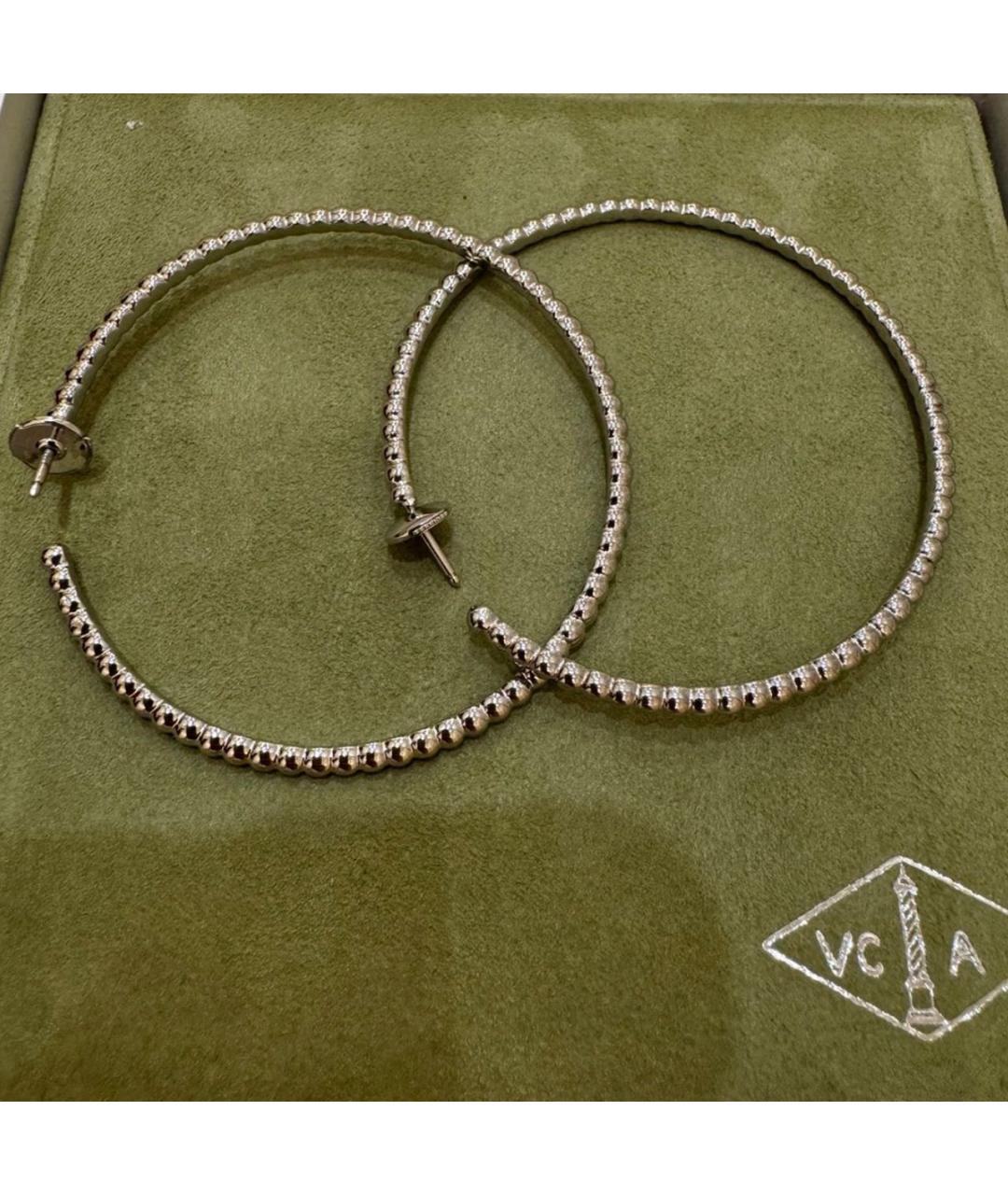 VAN CLEEF & ARPELS Серебряные серьги из белого золота, фото 3