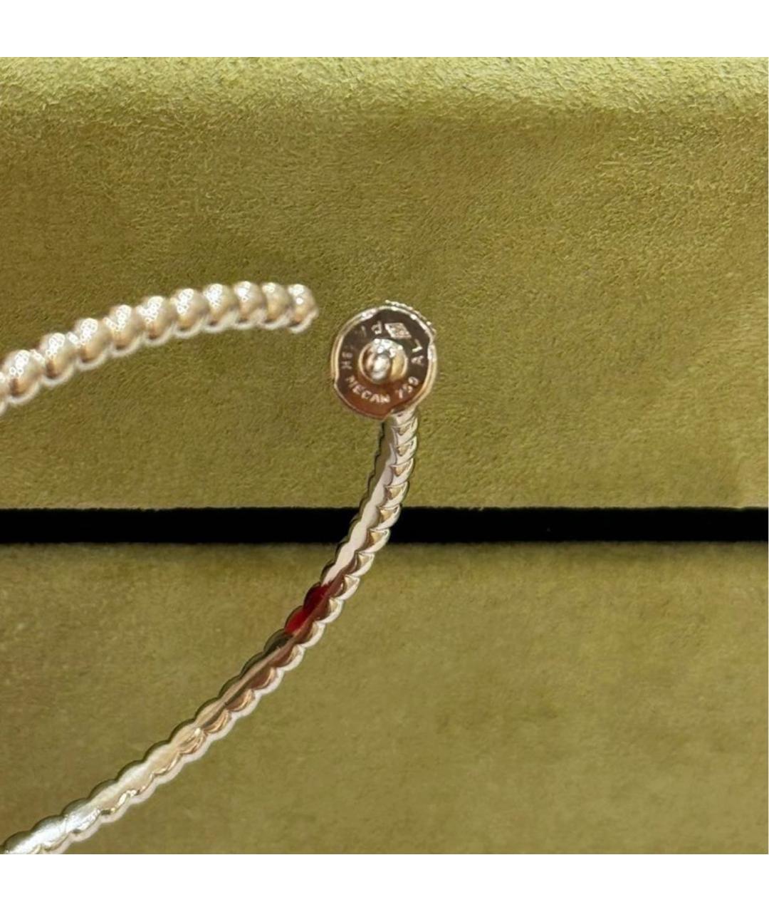 VAN CLEEF & ARPELS Серебряные серьги из белого золота, фото 4