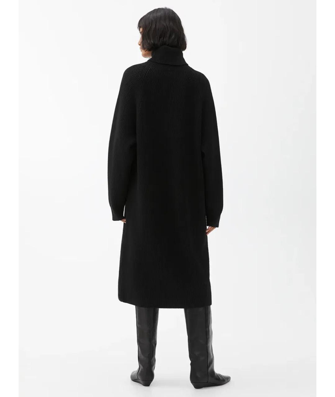 ARKET Черное шерстяное повседневное платье, фото 2