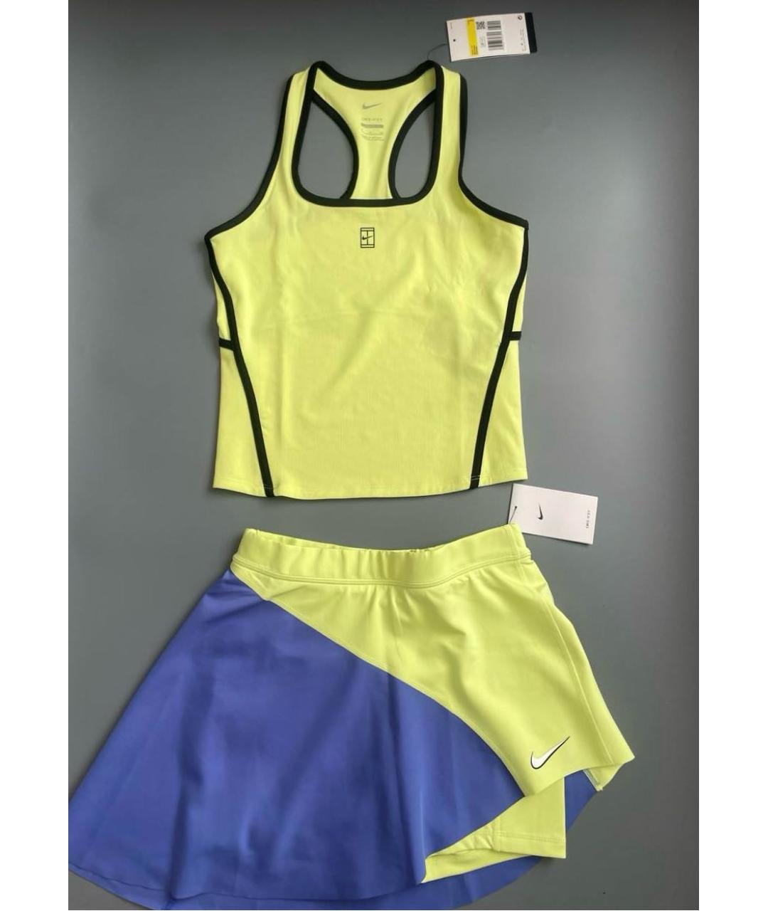 NIKE Желтый полиэстеровый спортивные костюмы, фото 3