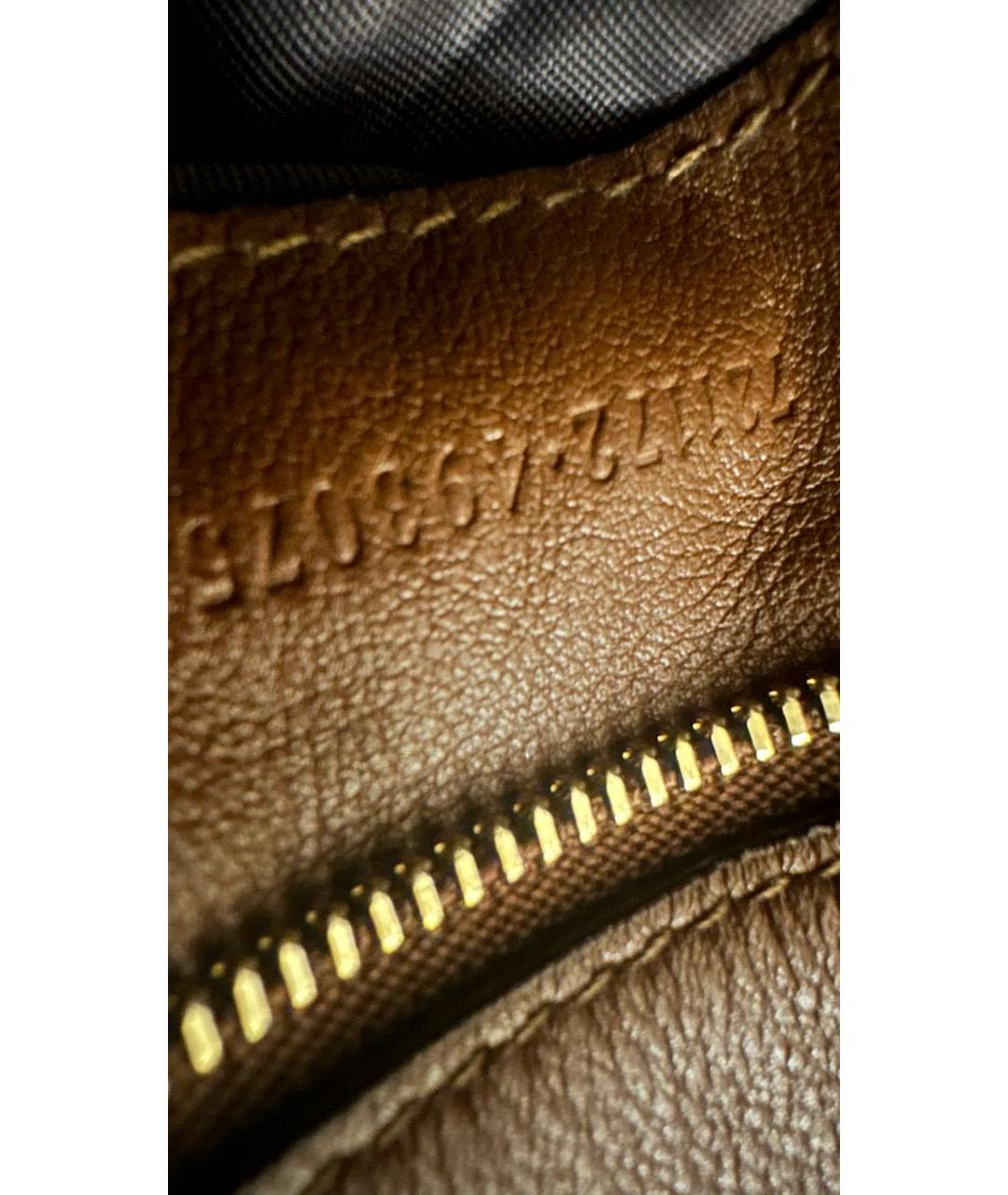 GUCCI Коричневая кожаная сумка через плечо, фото 7
