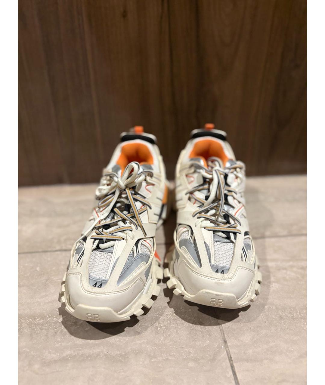 BALENCIAGA Оранжевое низкие кроссовки / кеды, фото 2