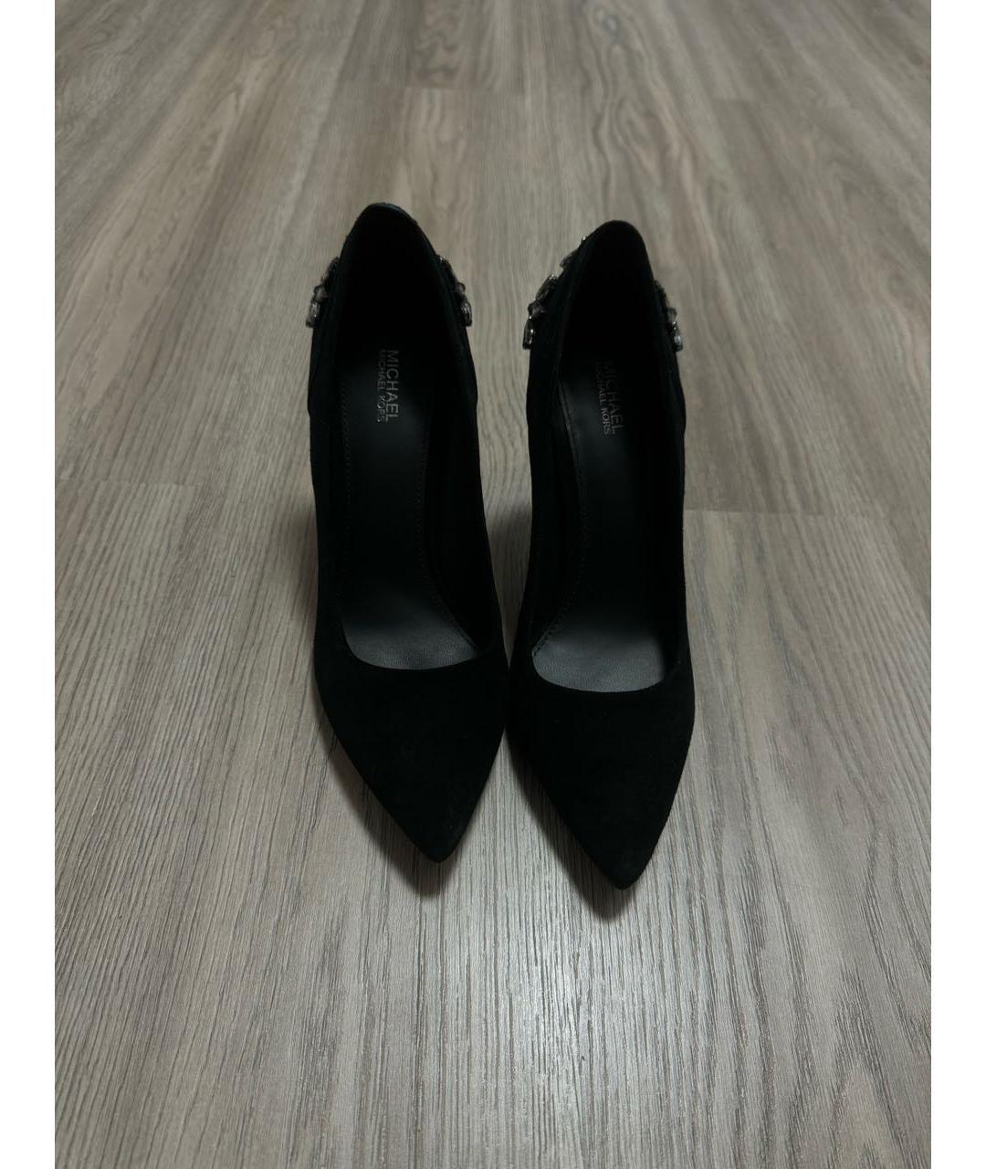 MICHAEL KORS Черные замшевые туфли, фото 2