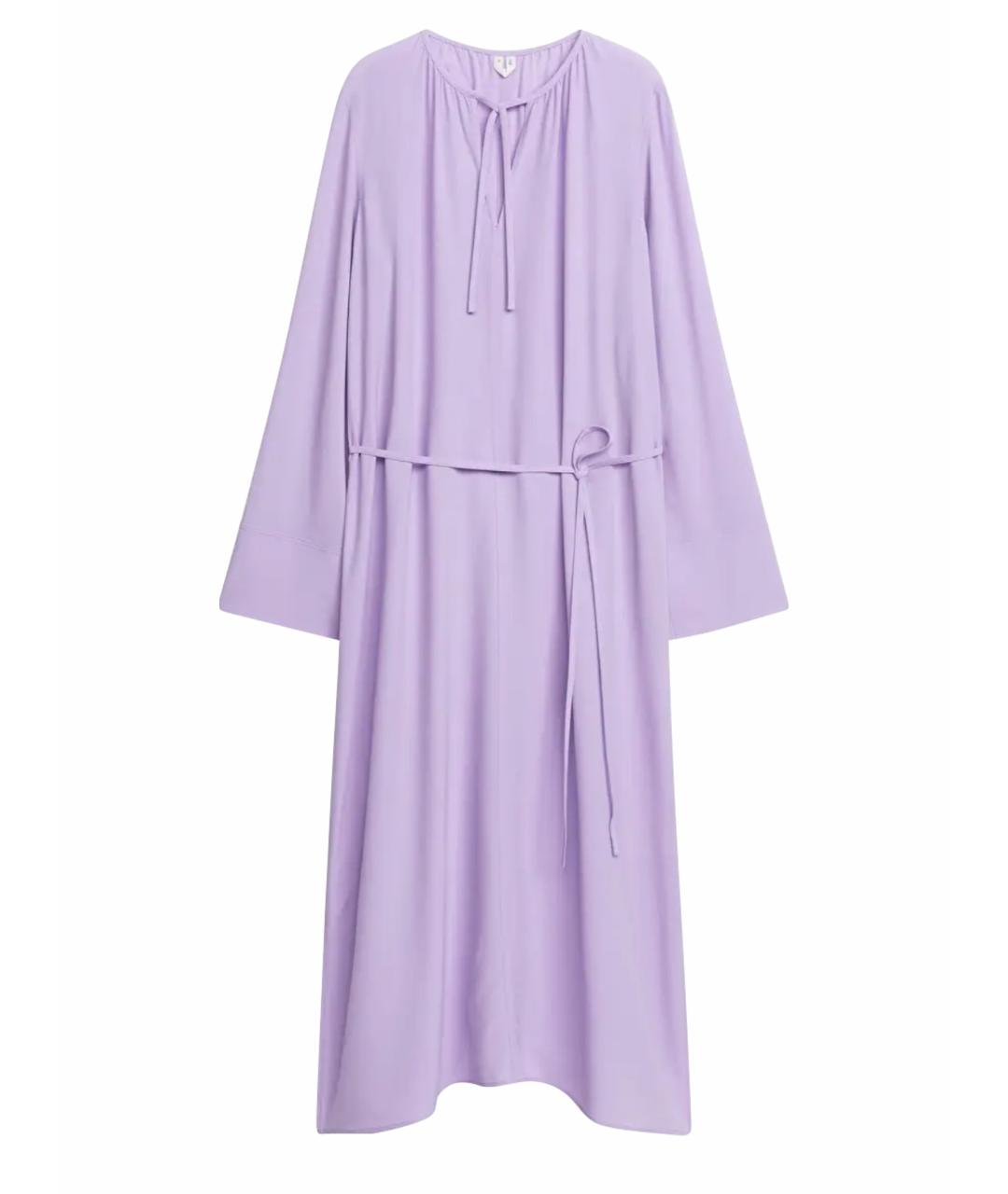 ARKET Фиолетовое вискозное повседневное платье, фото 1